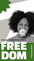 Juneteenth Day Celebration Instagram Post Template