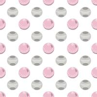 Pearl. Simple seamless pattern. illustration. vector