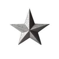 logotipo da estrela 3D png