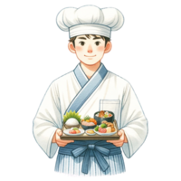 chef aquarelle clipart ,. png