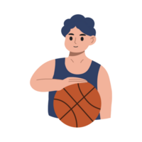 Basketball player illustration png