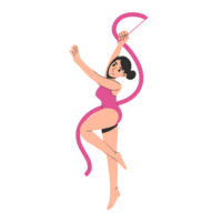 rytmisk gymnastik illustration png