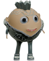 3d personnage extraterrestre Roi argent png