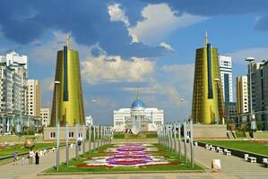 presidencial palacio ak-orda, astana, Kazajstán foto