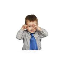 Stunning Studio Portrait of a Charming Young Boy photo