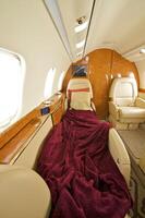 VIP Business Interior Jet Airplane photo