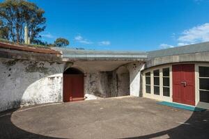 Old wartime bunker. Fort Lytton, Brisbane, Queensland, Australia. photo