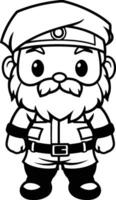 Cartoon Cute Policeman Character Mascot Illustration vector