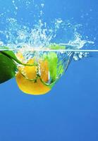 fruit in water photo