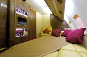 Interior of Business jet photo