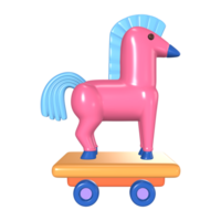 Trojan 3D Illustration Icon png