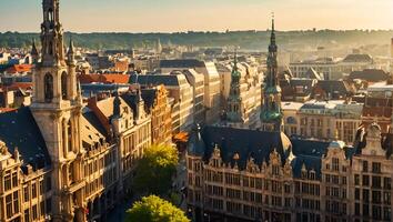 Beautiful city Dinan Belgium photo