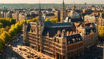 Beautiful city Dinan Belgium photo