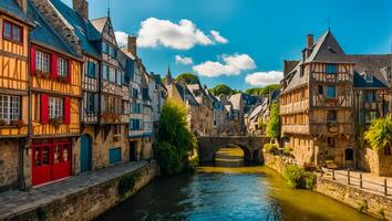 Beautiful city Dinan Belgium photo