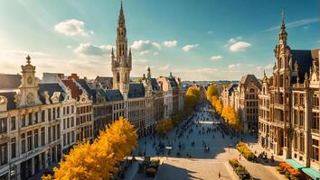 Beautiful city Dinan Belgium photo