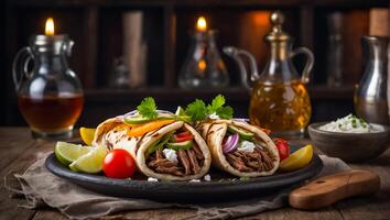 Gyros Greek shawarma photo