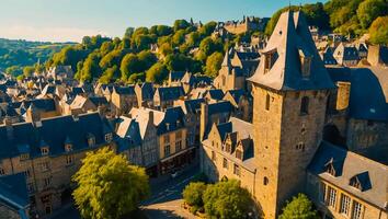 Beautiful city Dinan Belgium photo