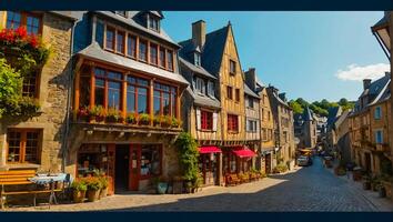 Beautiful city Dinan Belgium photo