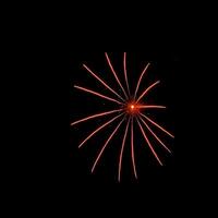 Fireworks in the night sky photo