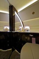 VIP Business Interior Jet Airplane photo