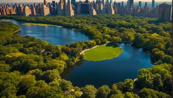 parque central en nueva york foto