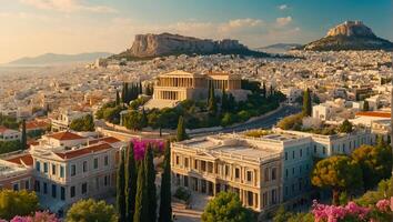 maravilloso Atenas Grecia foto