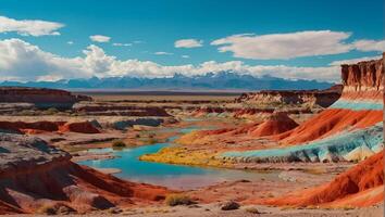 ischigualasto Valle en argentina foto