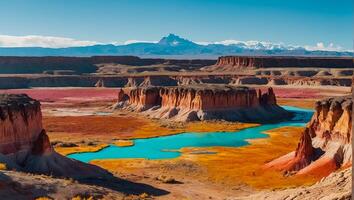 ischigualasto Valle en argentina foto