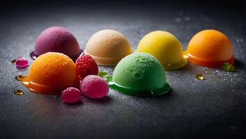 Mochi beautiful ice cream tasty photo