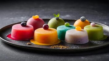 Mochi beautiful ice cream tasty photo