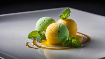 Mochi beautiful ice cream tasty photo