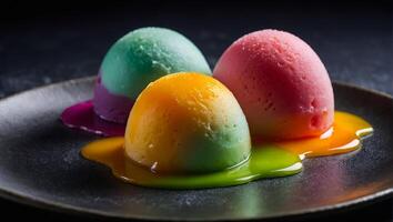 Mochi beautiful ice cream tasty photo