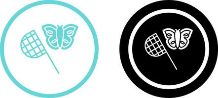 Butterfly Catcher Icon Design vector