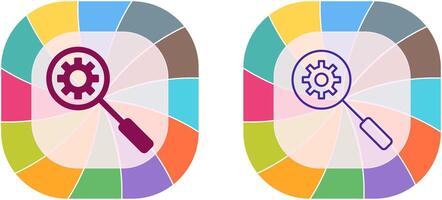 Unique Search Engine Optimizati Icon Design vector