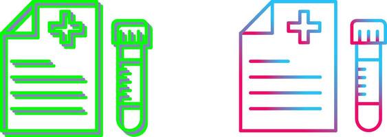 Blood Test Icon Design vector