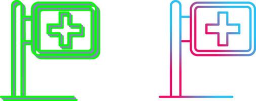 Signboard Icon Design vector