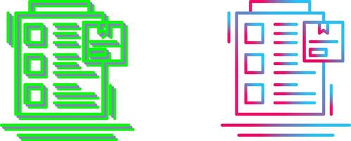 Order List Icon Design vector