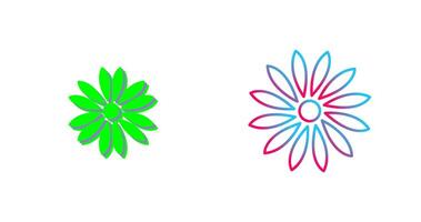 Unique Flower Icon Design vector