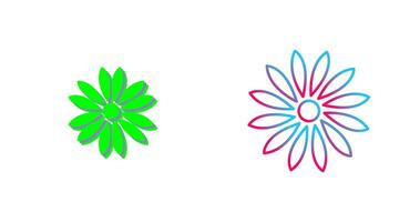 Unique Flower Icon Design vector