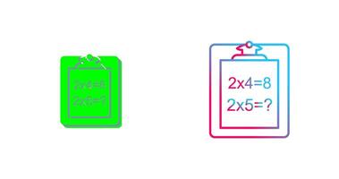 Unique Solving Question Icon Design vector