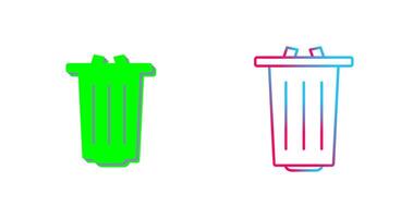 diseño de icono de basura vector