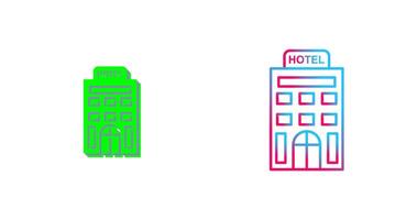 diseño de icono de hotel vector