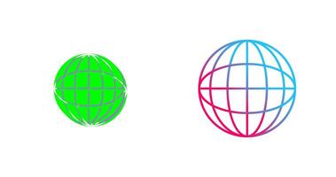 Globe Icon Design vector