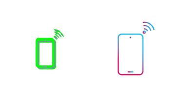 Unique Connected Device Icon Design vector