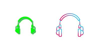 Unique Headphones Icon Design vector