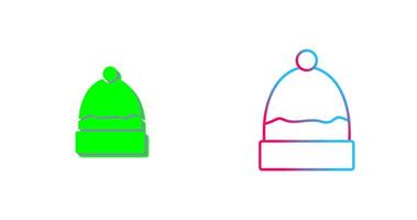 Warm Cap Icon Design vector