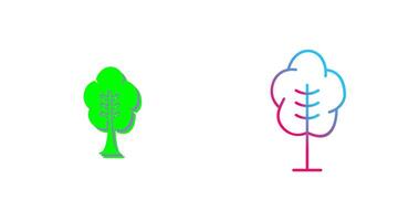 diseño de icono de árbol vector