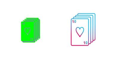 cubierta de tarjetas icono diseño vector