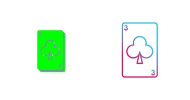 clubs tarjeta icono diseño vector