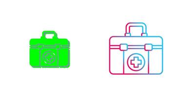 First Aid Kit Icon Design vector